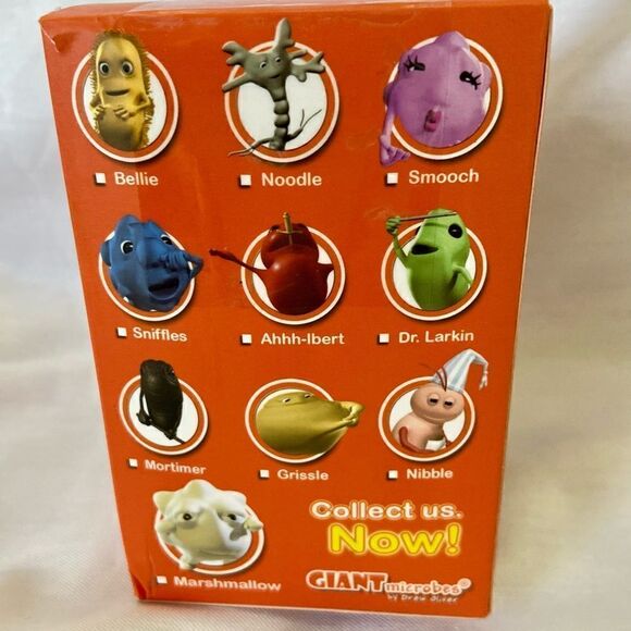 Giant Microbes Drew Oliver Marshmallow Vinyl Figure NIB New in Packaging Science - Picture 6 of 7